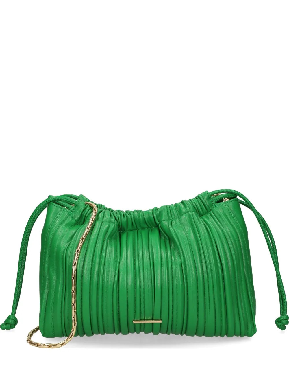 Calvin Klein Pleated Chain Bag | Green | FARFETCH UK | Farfetch Global