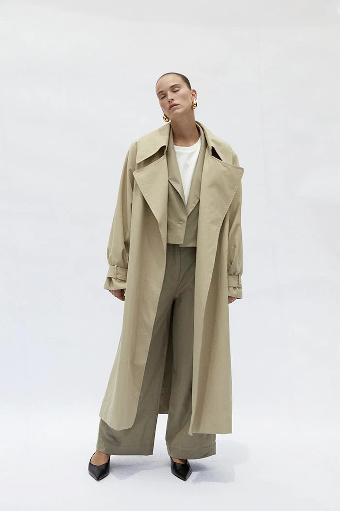 Anne Trench in Beige | Reliquia Collective & Blanca