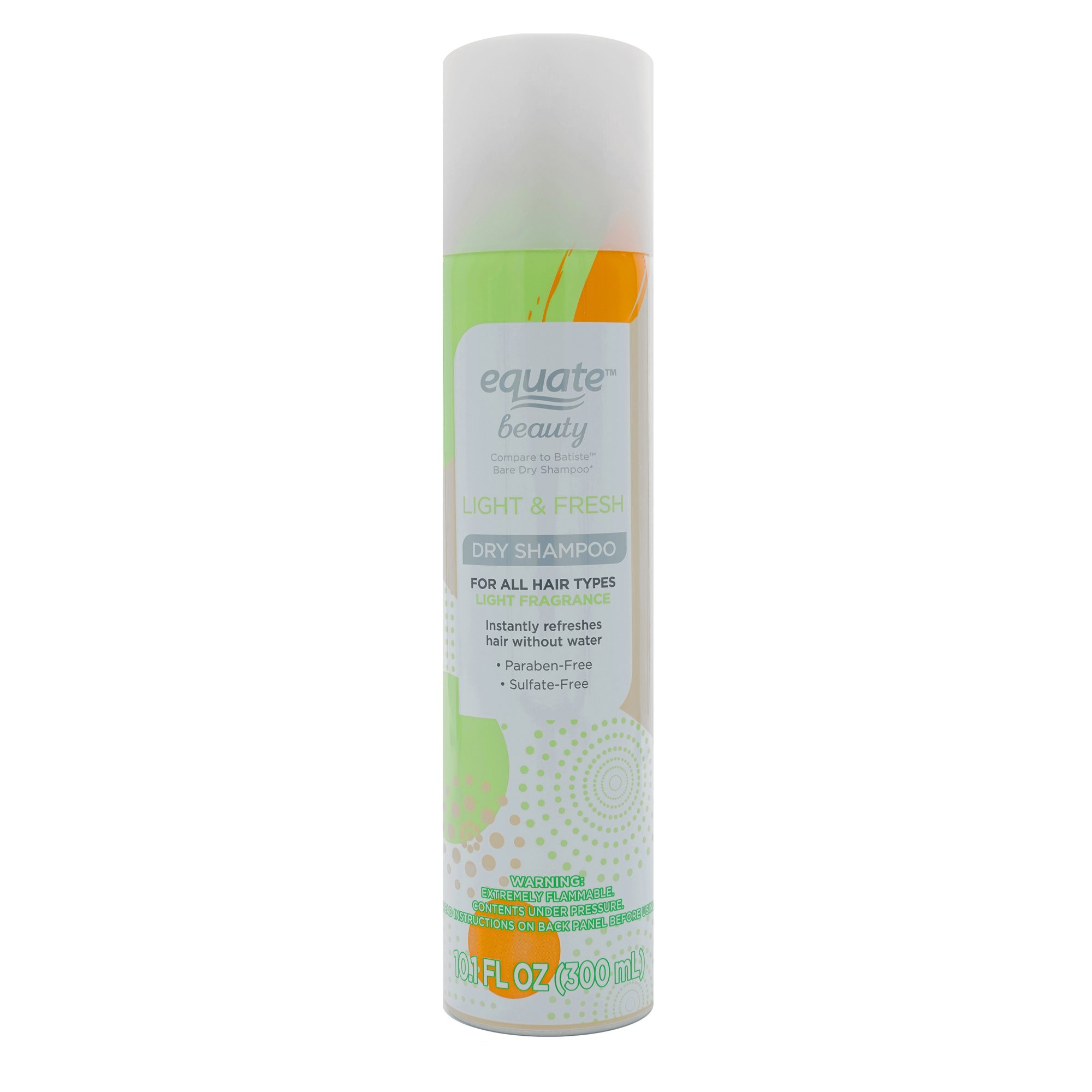 Equate Beauty Dry Shampoo, Light & Fresh, 10.1 fl oz (300mL) | Walmart (US)