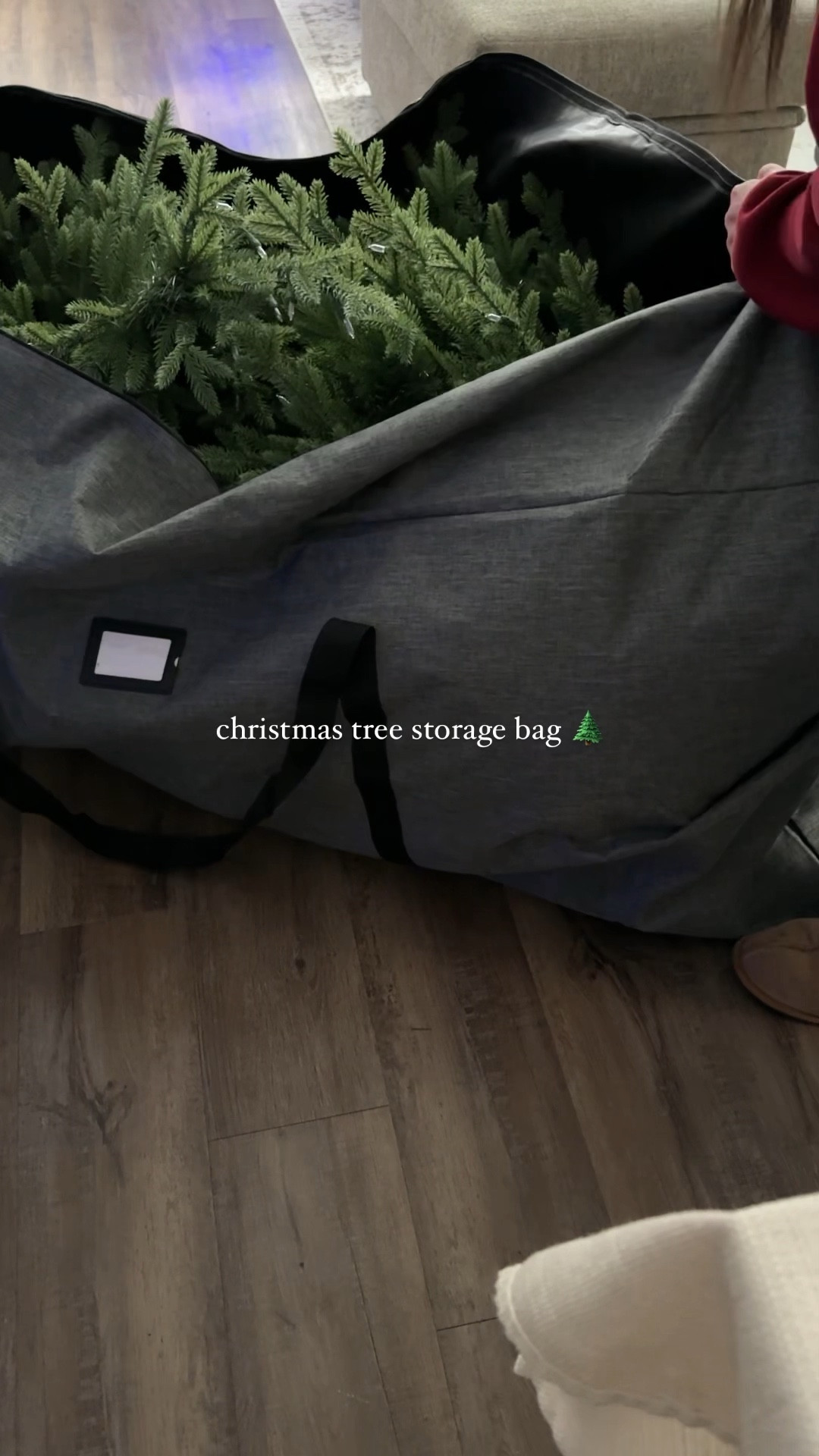 Christmas tree storage bag 🌲 

#LTKsalealert #LTKfindsunder50 #LTKSeasonal