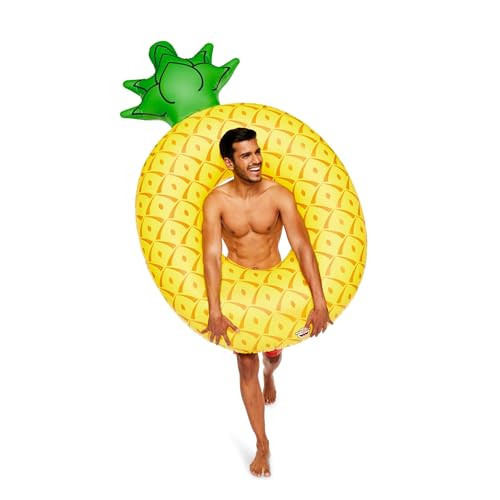 BigMouth Inc Giant Pineapple PooI FIoat, Fun InfIatable Fruit Floatie, Vinyl Summer Ring Tube for Swimming Pool, Patch Kit Included | Amazon (US)