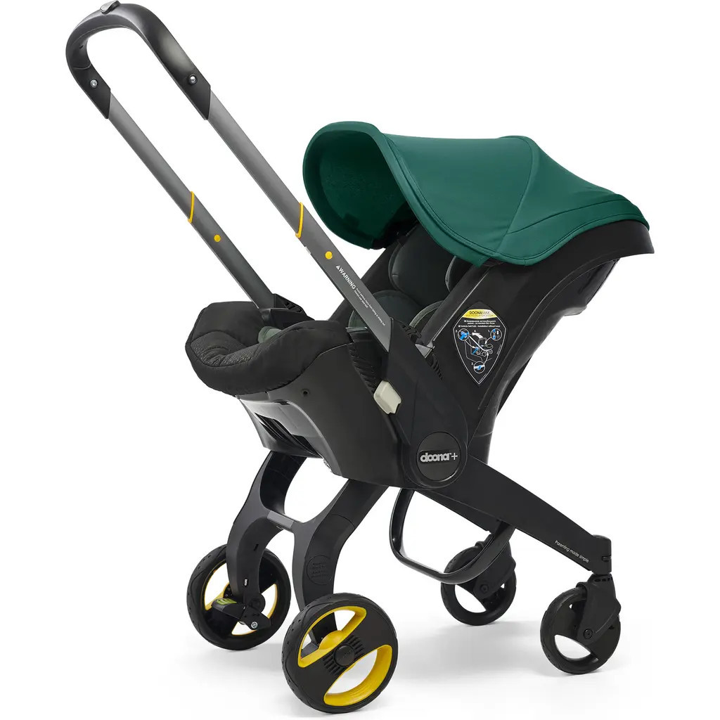 Doona Convertible Infant Car Seat/Compact Stroller System with Base in Racing Green at Nordstrom | Nordstrom