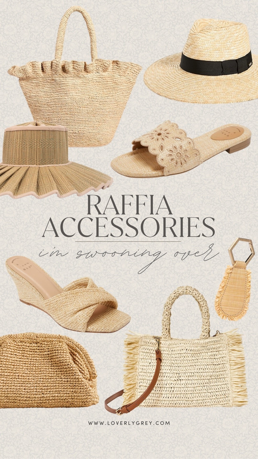 These are the raffia accessories I’m currently swooning over! Cute wedge heels, large tote bags, and fun hats! All perfect for spring and summertime!

#LTKSeasonal #LTKdayinmylife #LTKootd