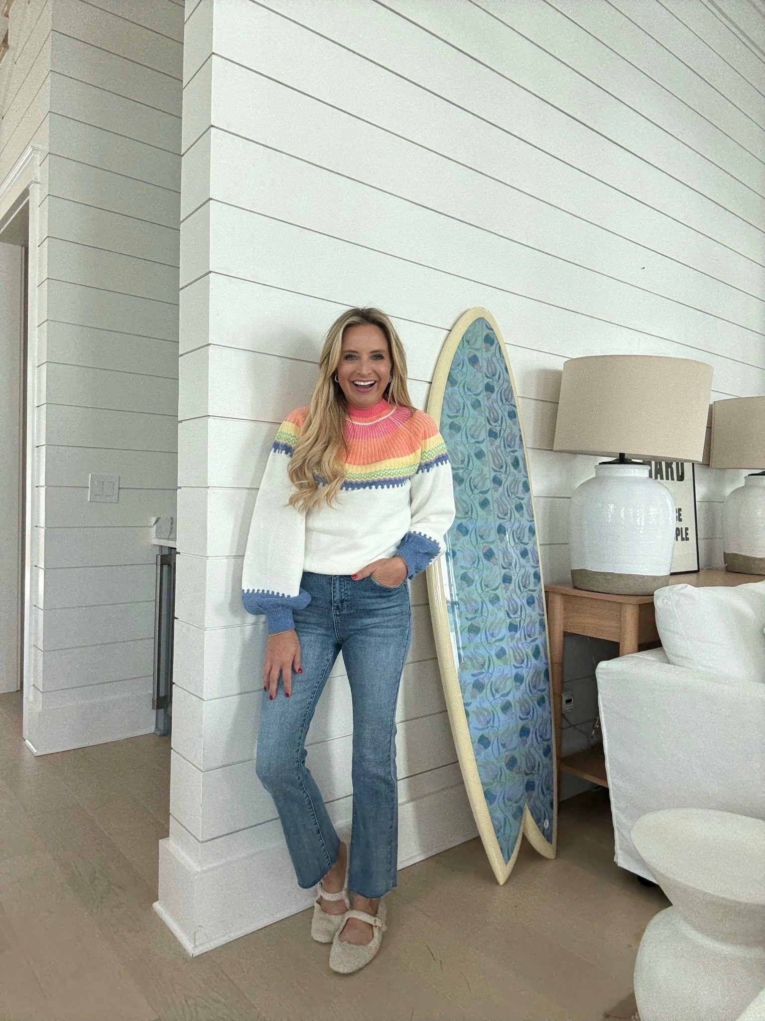 Cutest winter sweater wearing size XS and jeans are a size 24.

#LTKSeasonal #LTKootd #LTKFindsUnder100