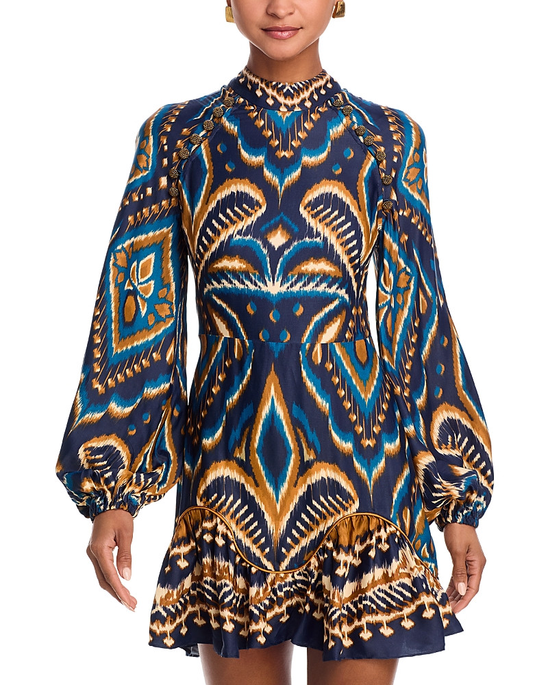 Farm Rio Pineapple Raglan Sleeve Mini Dress | Bloomingdale's (US)