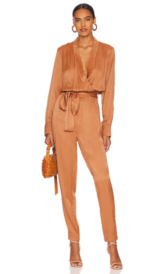 Dede Jumpsuit in Rust | Revolve Clothing (Global)