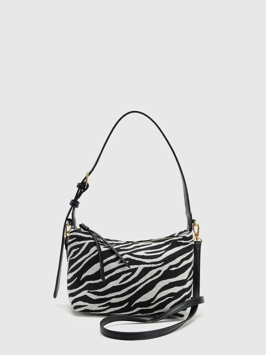Zebra Printed Shoulder Bags | Urban Revivo