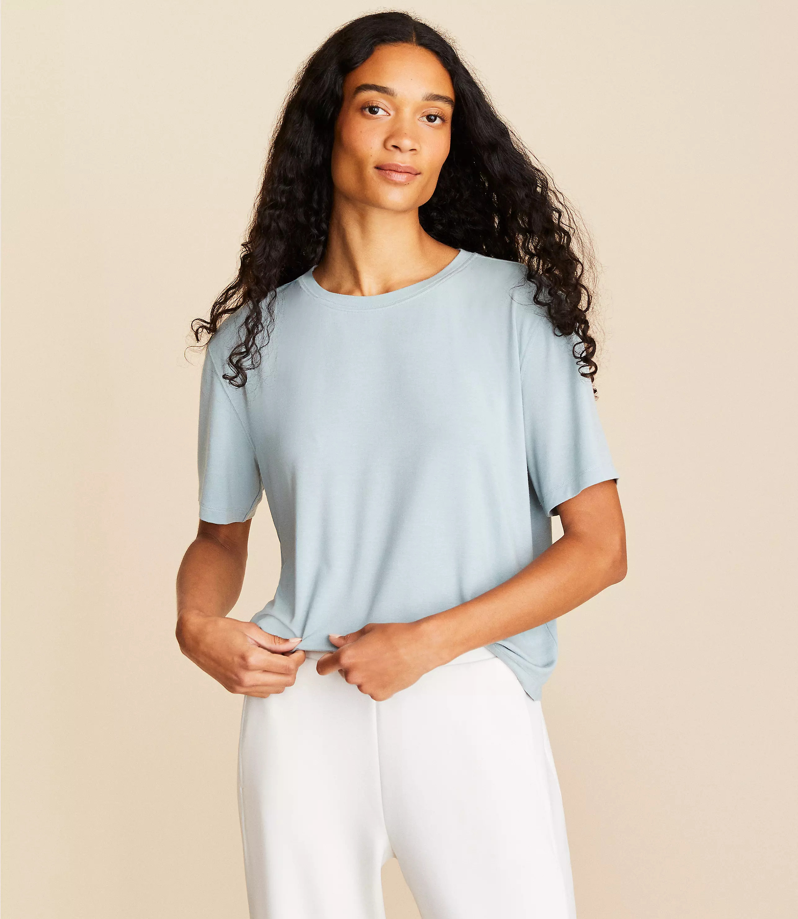 Lou & Grey Essential Modal Tee | LOFT