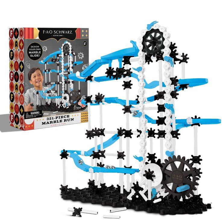FAO Schwarz Marble Run Construction And Building Kit - 321pc | Target