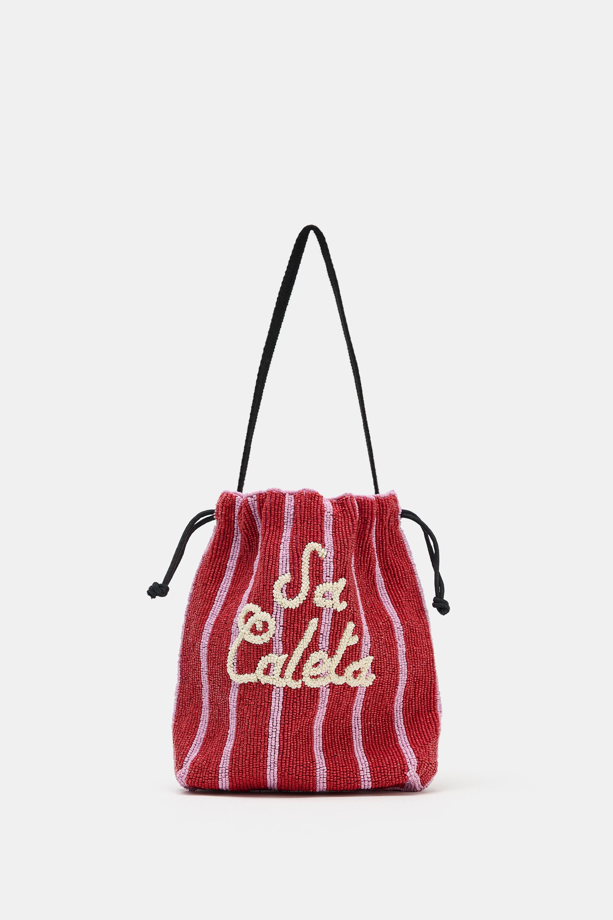 BEADED BUCKET BAG | Zara US