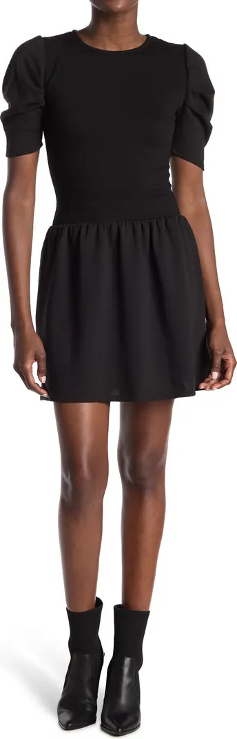 VELVET TORCH Puff Sleeve Smock Dress | Nordstromrack | Nordstrom Rack