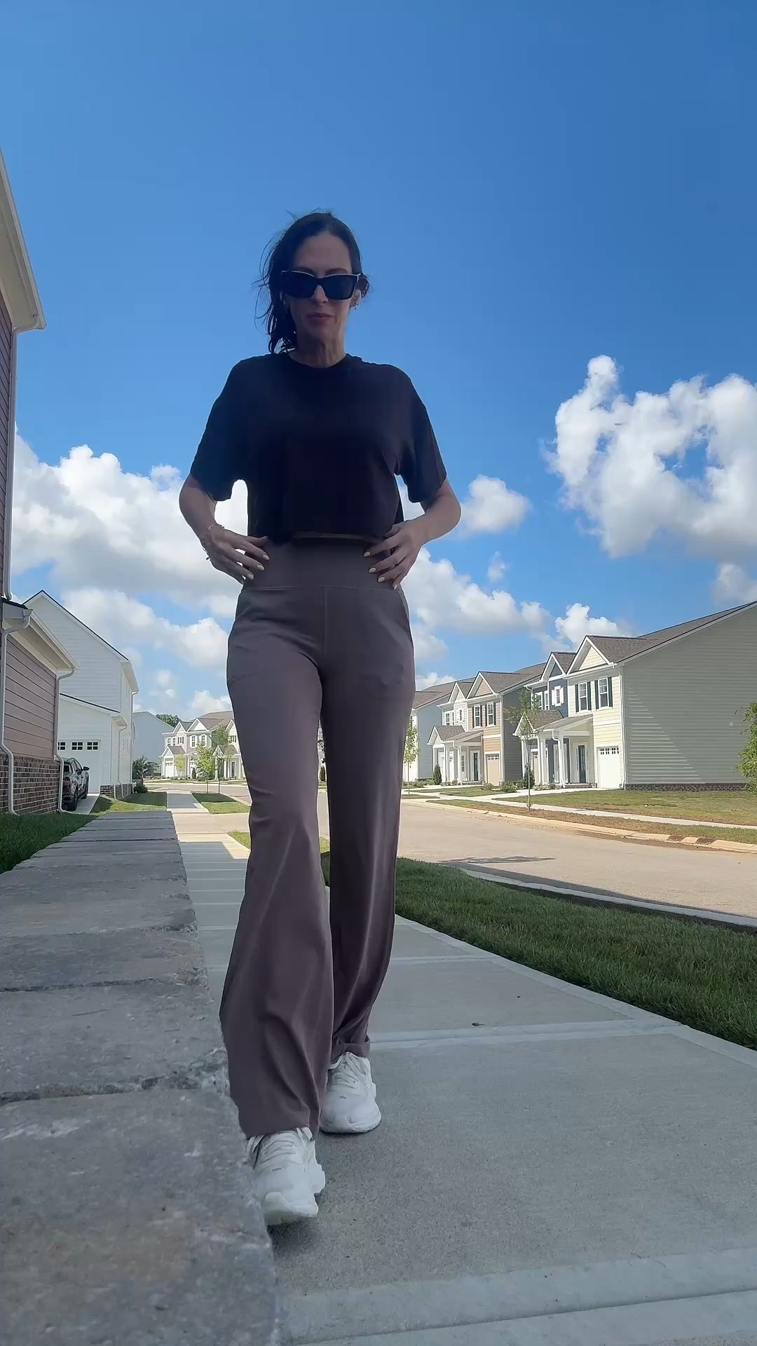 The most comfy yoga pants and they come in three different lengths!

Size S
Length: 33
Top M

#LTKActive #LTKFindsUnder50 #LTKSaleAlert