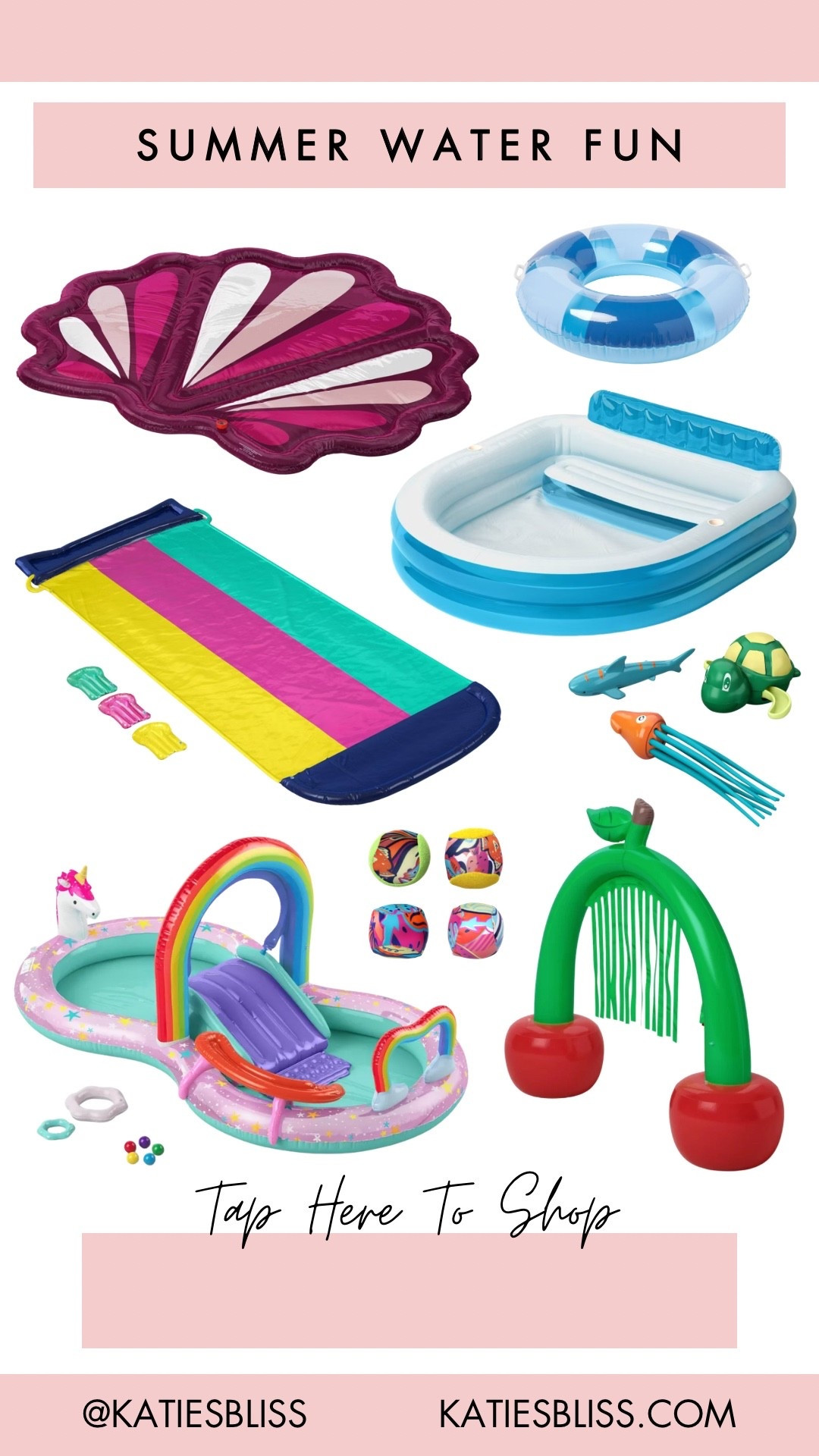 Target summer water finds 🩵

Target. Summer. Backyard. Pool. Swim. Water. Splash pad. Slip and slide. Pool toys. Sale.

#LTKSwim #LTKKids #LTKHome