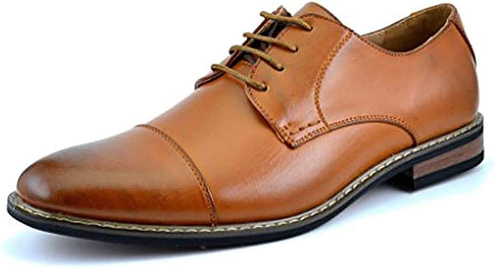 Bruno Marc Moda Italy Prince Men's Classic Modern Oxford Lace Dress Shoes | Amazon (US)