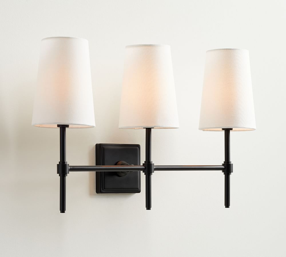 Pearson Triple Shade Sconce | Pottery Barn (US)