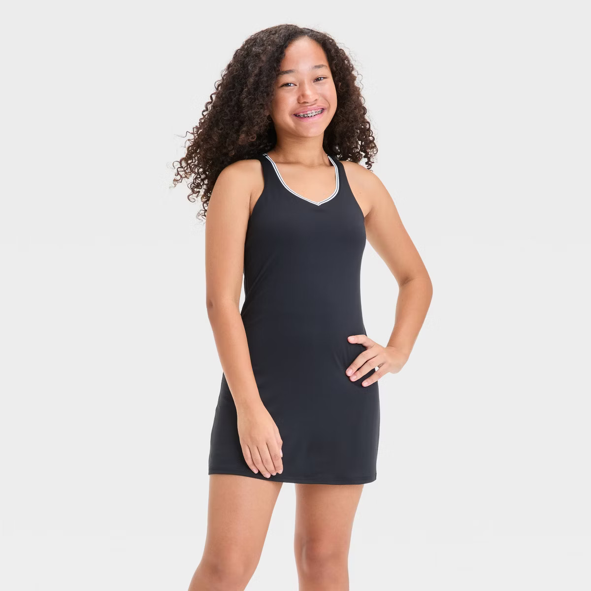 Girls' Contrast Trim Active Dress - All In Motion™ | Target
