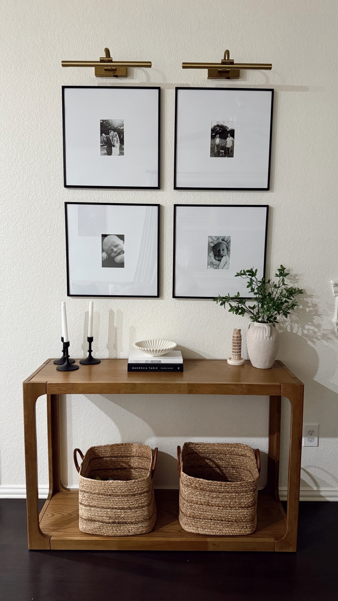 Gallery wall complete thanks to @walmart!  #GalleyWall #MattedFrames #WalmartHome #MyTexasHome 

#LTKFindsUnder50 #LTKFamily #LTKHome