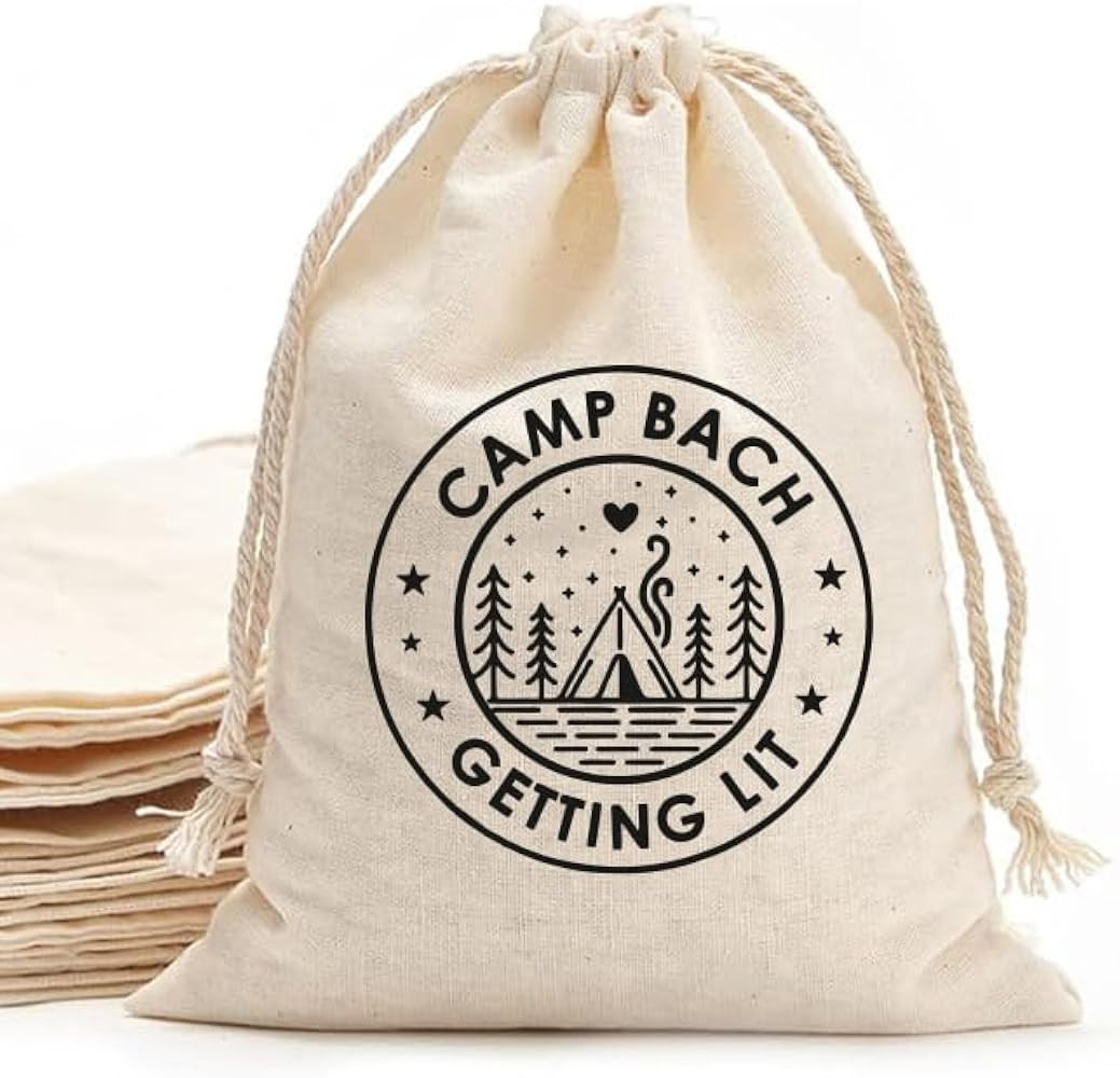 Bachelorette Party Favor Bags, Wedding Survival Recovery Kit, Drawstring Hangover Kit Bags 5 x 7 ... | Amazon (US)