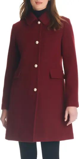 a-line wool blend coat | Nordstrom