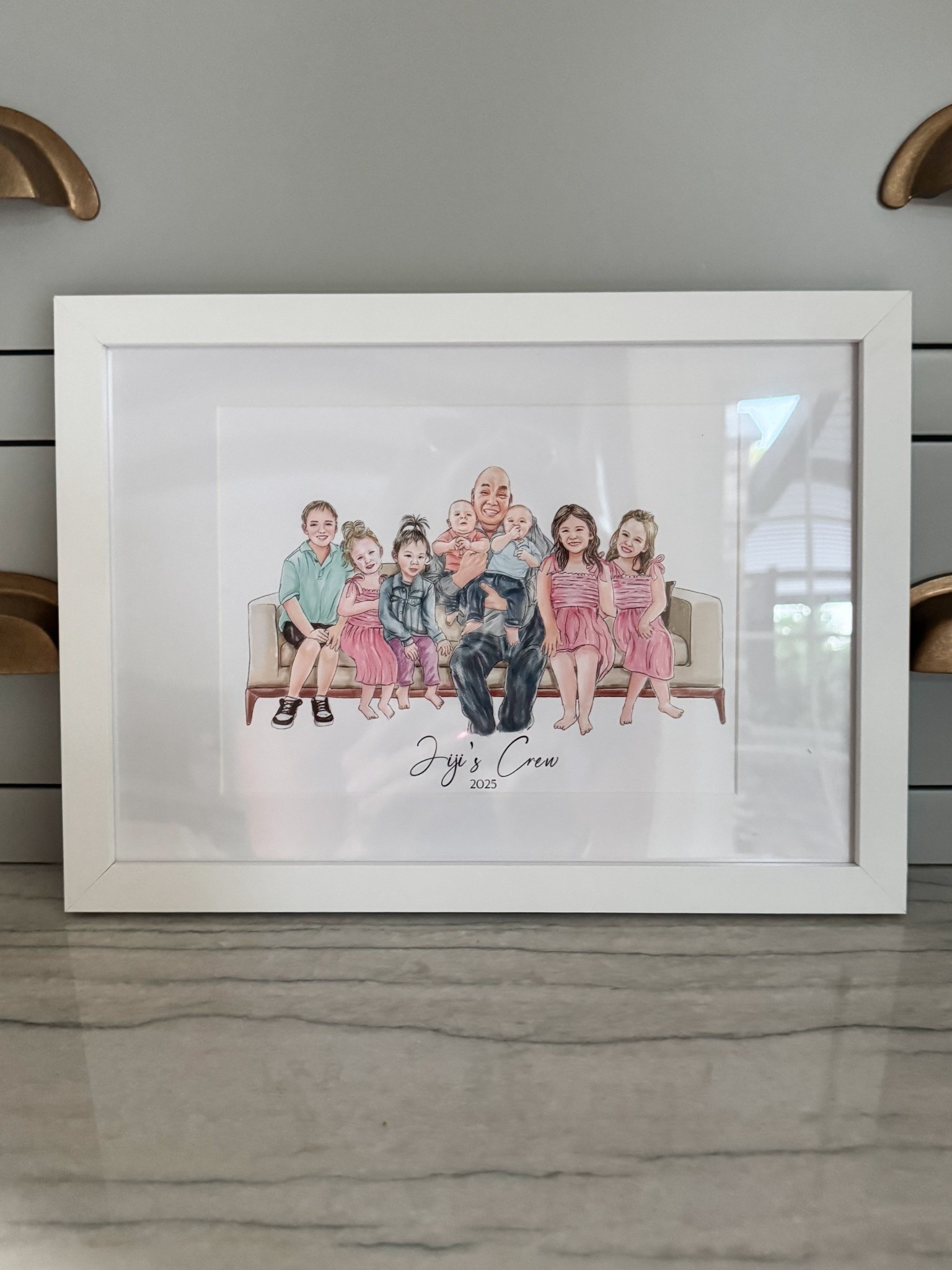 Personalized custom grandparent portrait and for so many more occasions! 🫶🏼

#LTKFamily #LTKHome #LTKSeasonal