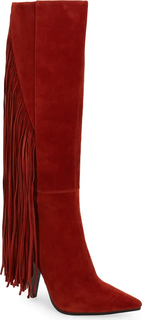 Galloping Knee High Fringe Boot | Nordstrom