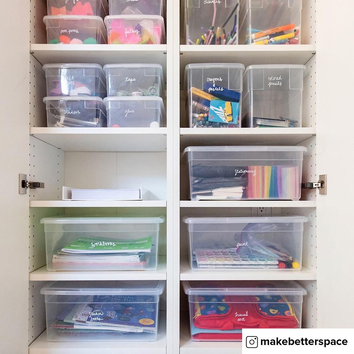 Our Clear Storage Box Cases | The Container Store