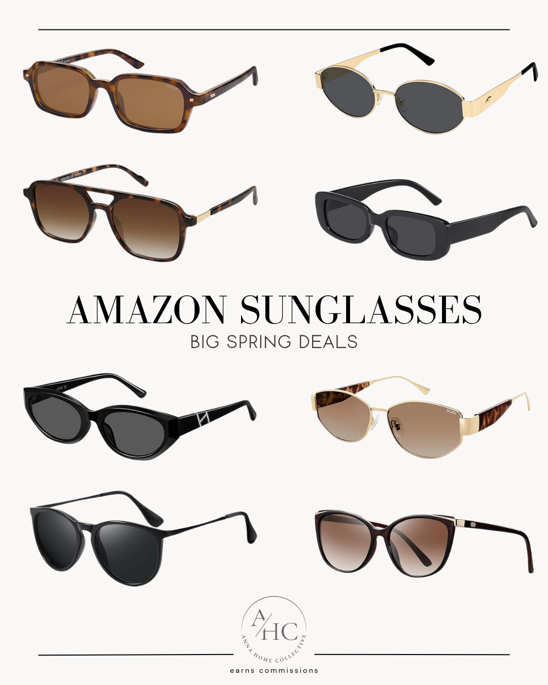 Stylish sunglasses under budget 😎 These Amazon shades are giving designer vibes for less—classic black, tortoise, and trendy shapes for every face. A must-have for sunny spring days!


// Amazon, Amazon Finds, Amazon Deals, Amazon Sale, Amazon Womens Fashion, Amazon Spring, Amazon Spring Fashion, Amazon Fashion, Amazon Fashion Finds, Neutral Fashion, Amazon Accessories, Sunglasses, Womens Sunglasses 

 #LTKootd #LTKSeasonal #LTKSaleAlert
