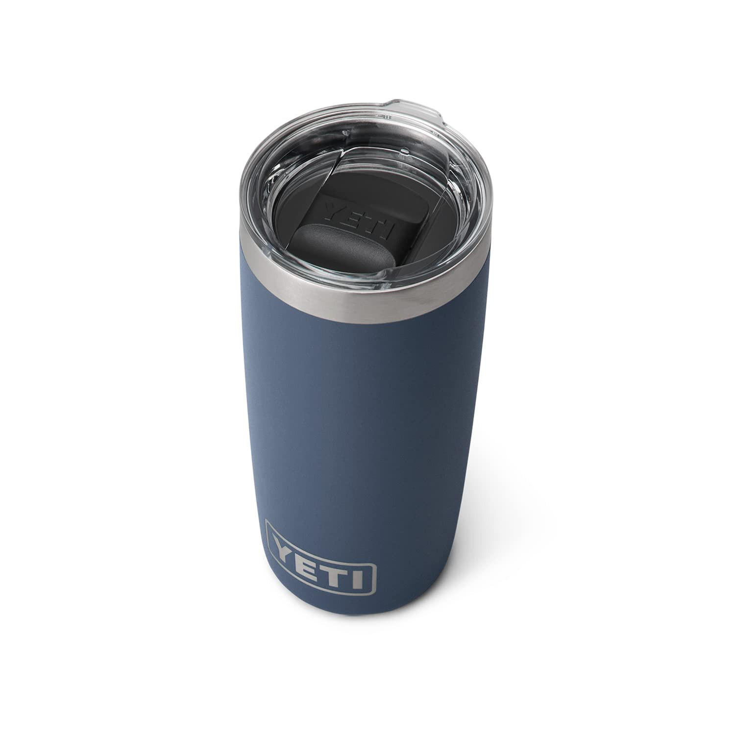 YETI Rambler 10 oz Tumbler, Stainless Steel, Vacuum Insulated with MagSlider Lid, Navy | Amazon (US)