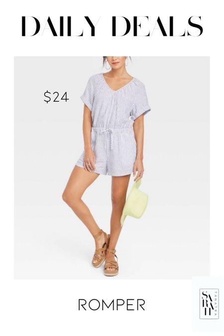 Striped romper
Summer outfit
Target style
Target outfit 





#LTKSeasonal #LTKstyletip #LTKunder50