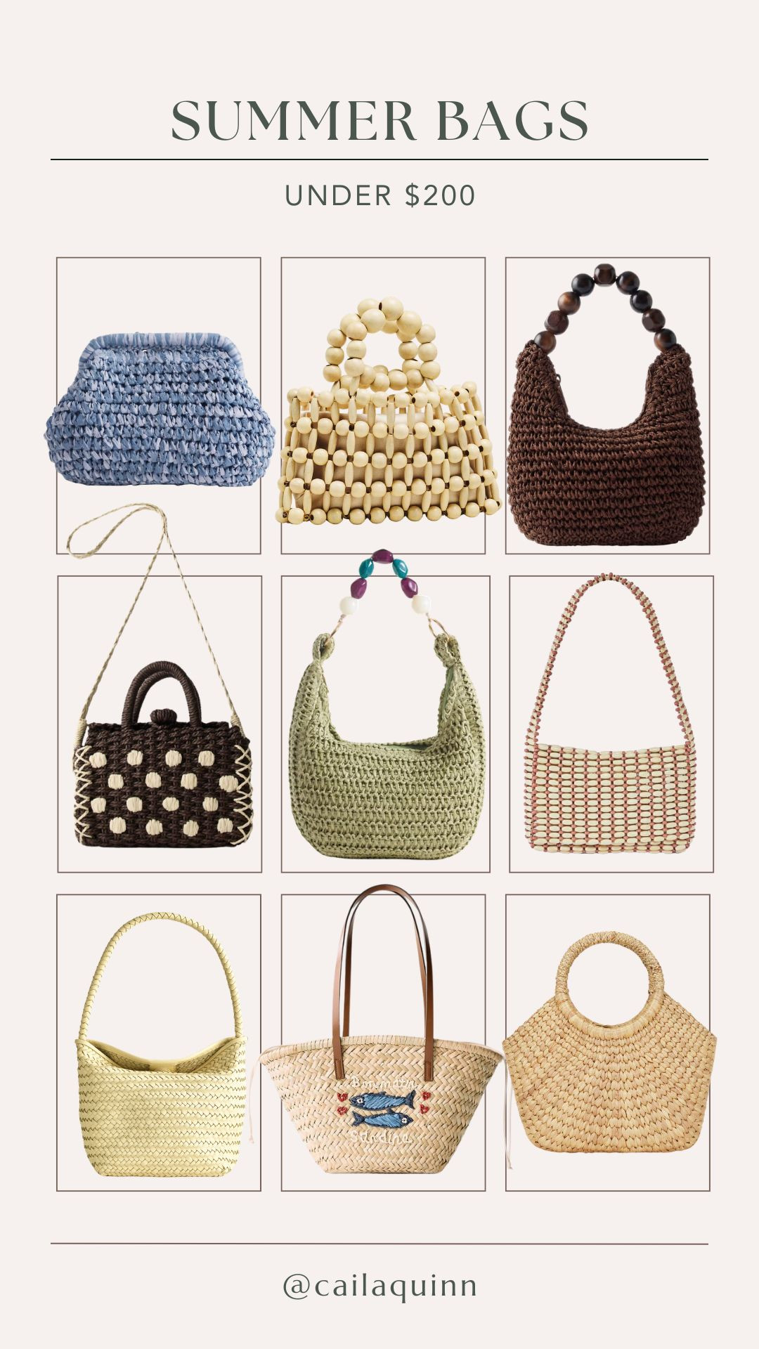 Summer bags under $200! 

 #LTKgrwm #LTKootd #LTKselfcare