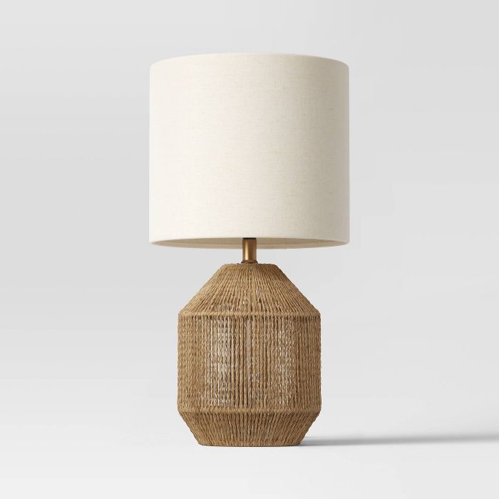 Rattan Accent Table Lamp (Includes LED Light Bulb) - Threshold™ | Target