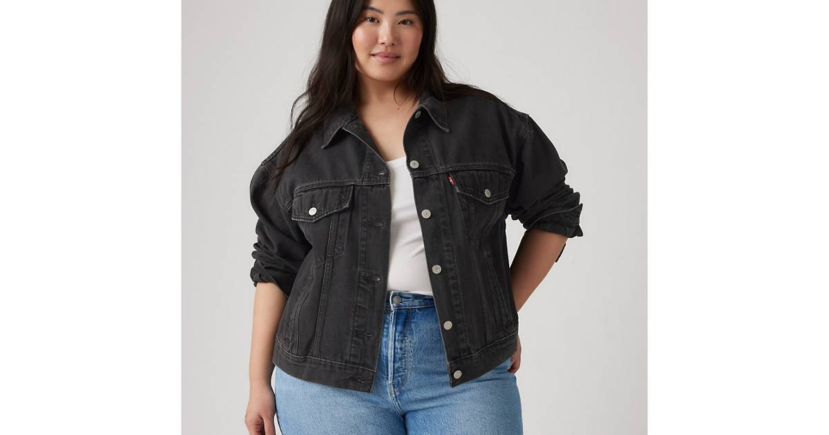'90s Trucker Jacket (plus Size) - Black | Levi's\u00ae US | Levi's US