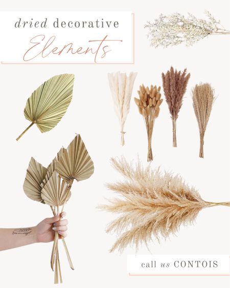 I love me some dried florals and grasses - especially this time of year! 🍁 They’re so fun to decorate with because the natural aesthetic pairs well with sooo many color palettes. 🌾 Whats your favorite? 

Pampas grass | dried florals | neutral decor 

#LTKSeasonal #LTKhome #LTKunder50