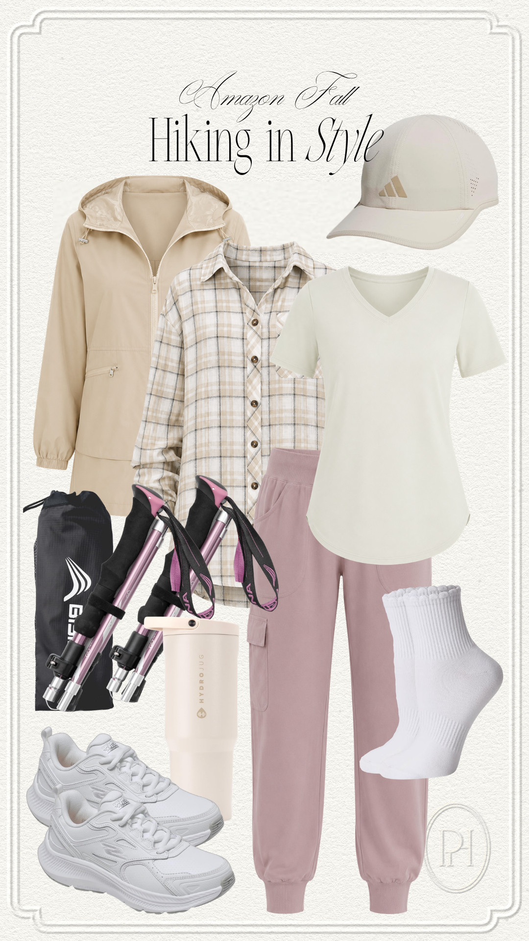 Amazon style finds that are perfect for a fall hike!

fall fashion, fall style, fall looks, fall outfit, active wear, cargo joggers, cargo hiking pants, white tee, wardrobe basics, plaid shirt, plaid button down, rain jacket, waterproof jacket, trekking poles, sneakers, running shoes, tennis shoes, hiking shoes, crew socks, water bottle, baseball cap, Adidas cap 

 #LTKgrwm #LTKootd #LTKfitnessgoals