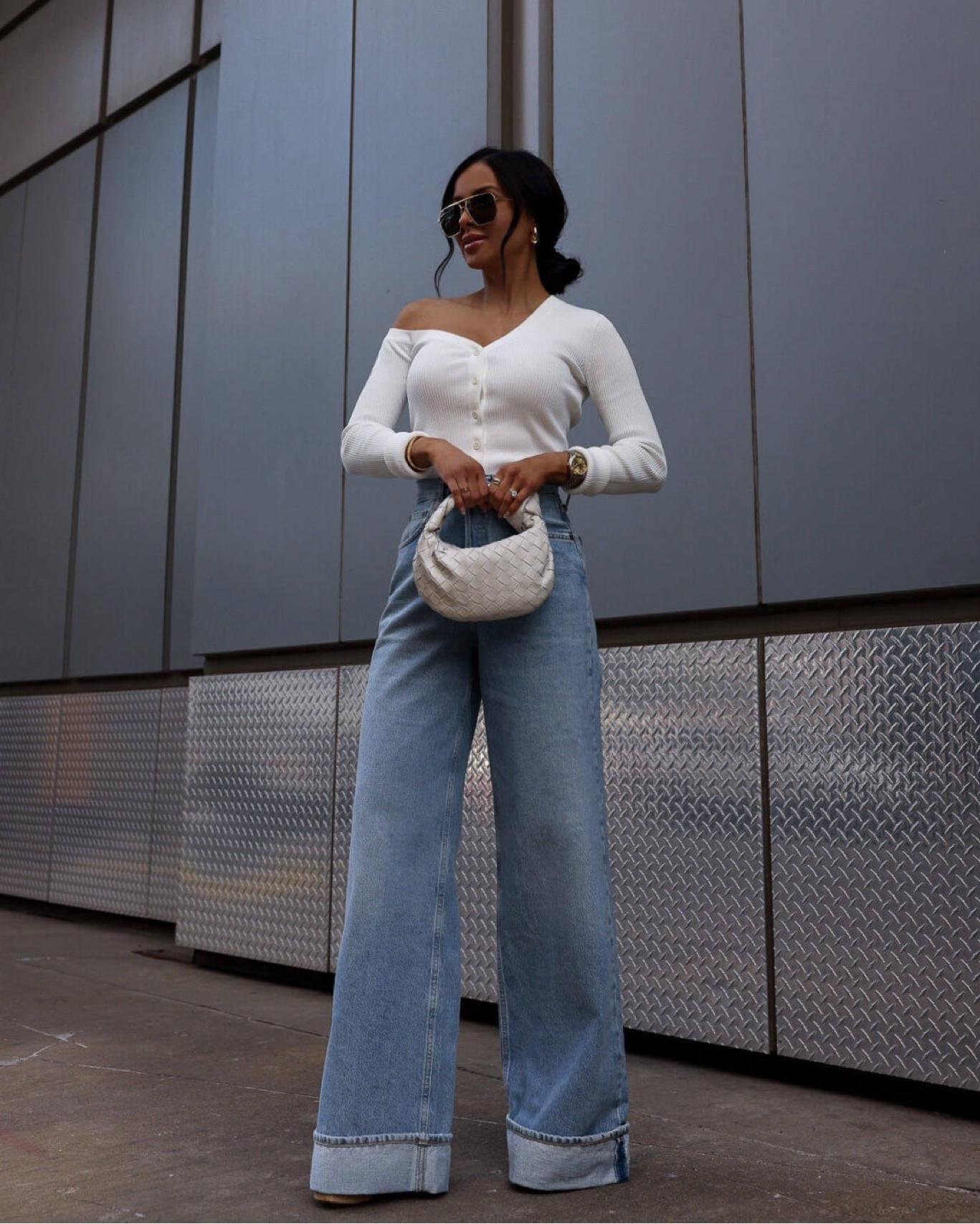 Casual spring favorites via Nordstrom 
Staud off shoulder top wearing an XS
Agolde cuff jeans run TTS
Bottega Veneta Jodie mini bag 


#LTKSeasonal #LTKitbag #LTKstyletip