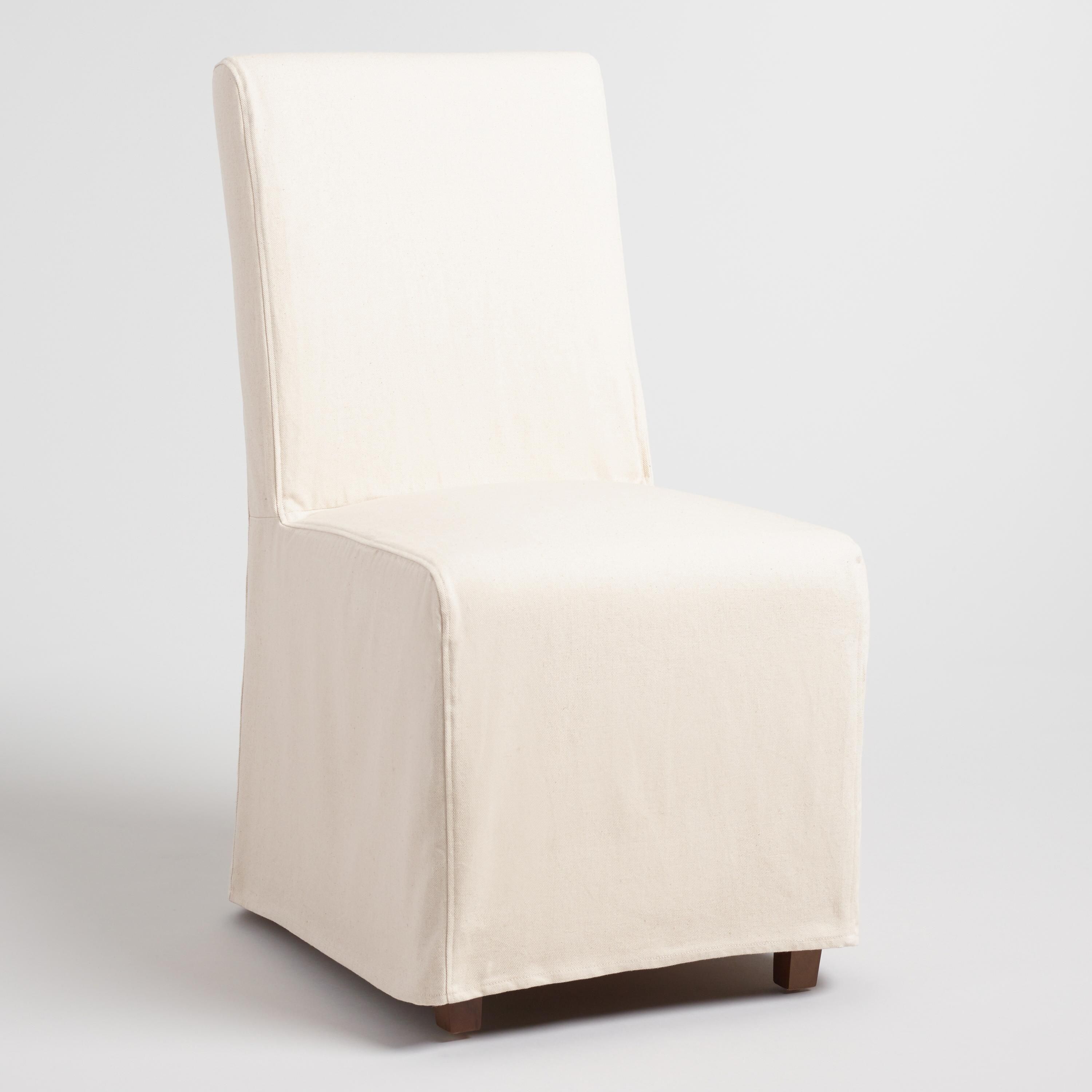 Linen Long Anna Chair Slipcover | World Market