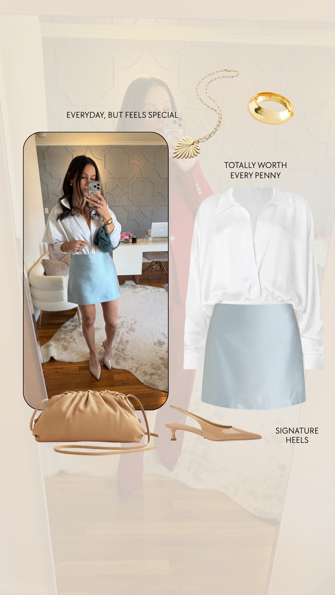 Chic, elevated spring look that’s perfect for a night out with friends or a date night. 

 #LTKgrwm #LTKootd #LTKOver40