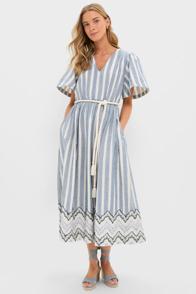 Harbour Stripe Jacquard Mandy Dress | Tuckernuck (US)