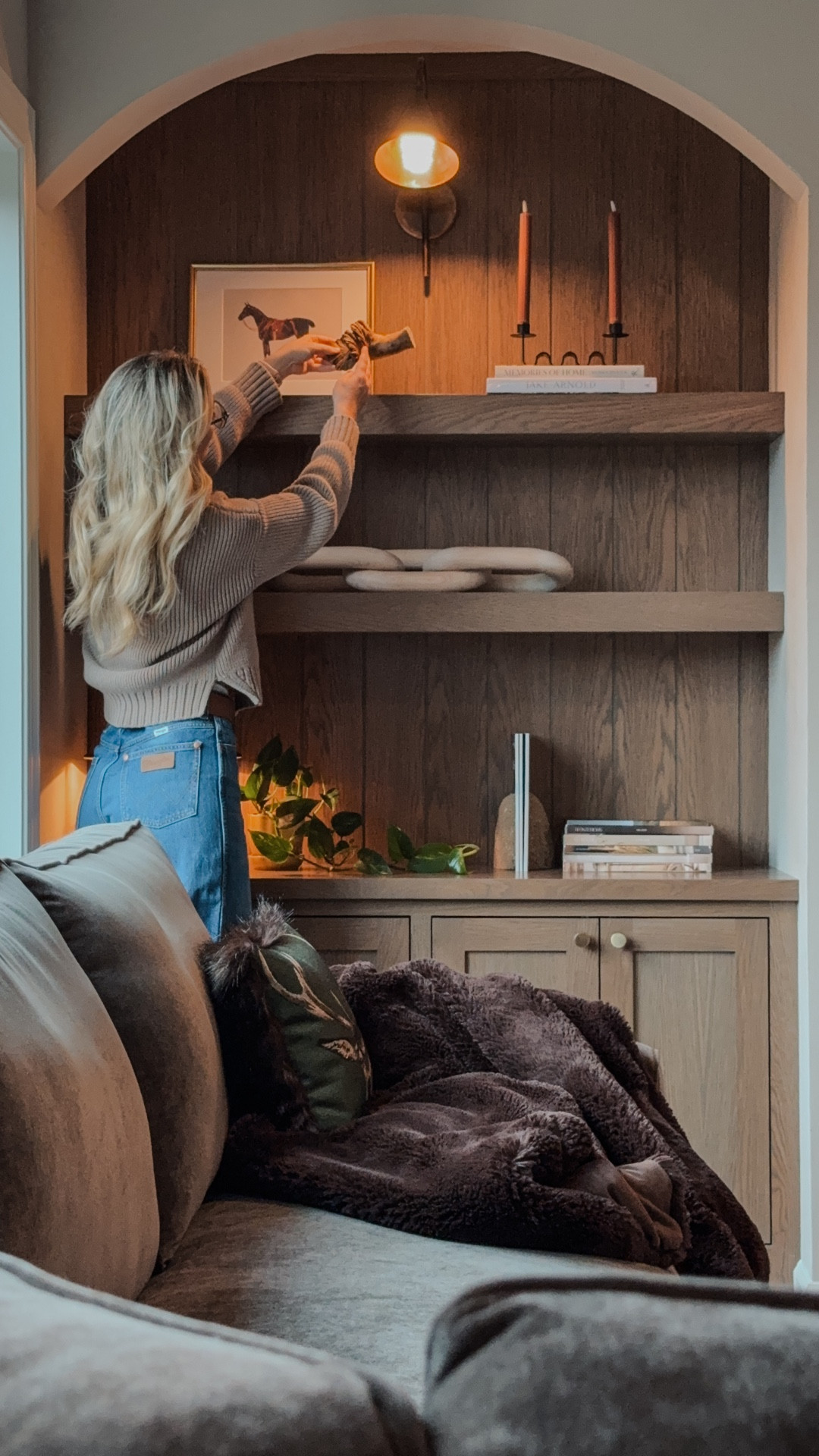 When the November daylight fades and cozy corners call, there’s something satisfying about layering a shelf with simple textures and storied objects. The little things—a framed sketch that reminds me of the stables, artisan candle holder, and unique objects from Bloomist—turn everyday shelves into quiet backdrops for my favorite moments at home. #ad

These pieces aren’t just “decor”; they ground a space, capture warmth, and make the ordinary—reaching up, rearranging, dusting off memories—feel artfully intentional. Bloomist always seems to understand my need for moody, natural layers that look at home in any season.

If you’re craving texture, calm, and a bit of heart for your rooms, these have a way of settling right in.

And right now, you can bring home your own favorite objects with 30% off and free shipping sitewide through December 7. For an extra dose of cheer, all orders ship free during Black Friday and Cyber Monday (with promo code GREENFRIDAY)—just in case your shelves need a little extra story this season.

Design: @kendrainc | Interiors  
Decor: @mybloomist 


#LTKGiftGuide #LTKHoliday #LTKHome