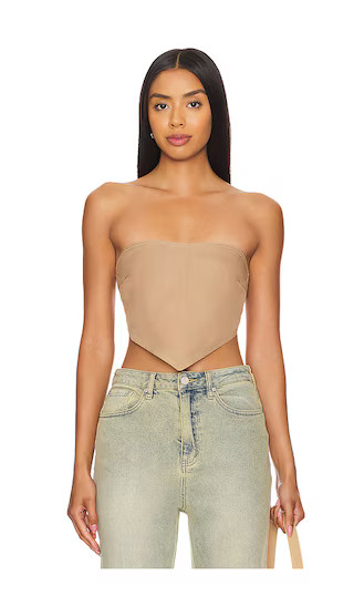 Pandora Top in Washed Walnut | Revolve Clothing (Global)