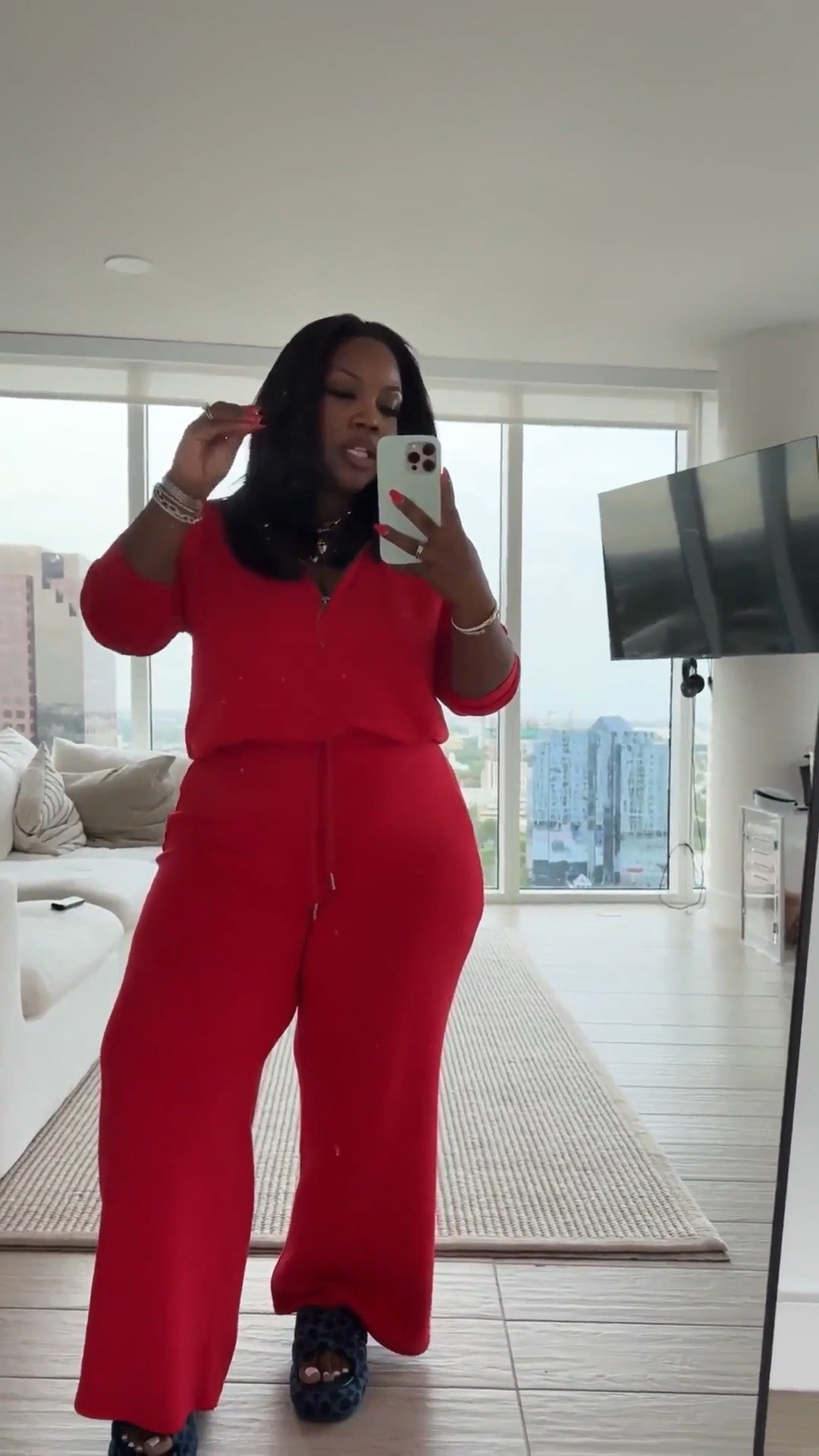 Love this Spanx Air Essentials Set! Great for travel days 😍

It’s comfortable, chic, and the fabric is lightweight so you can wear it year round.

Use code EMMYXSPANX for $$ off✨

Size:
Top: L
Bottoms: XL

Matching set, fall outfits women, comfy, curvy girl fashion, comfy set, Emmy Petit

#LTKSeasonal #LTKActive #LTKMidsize