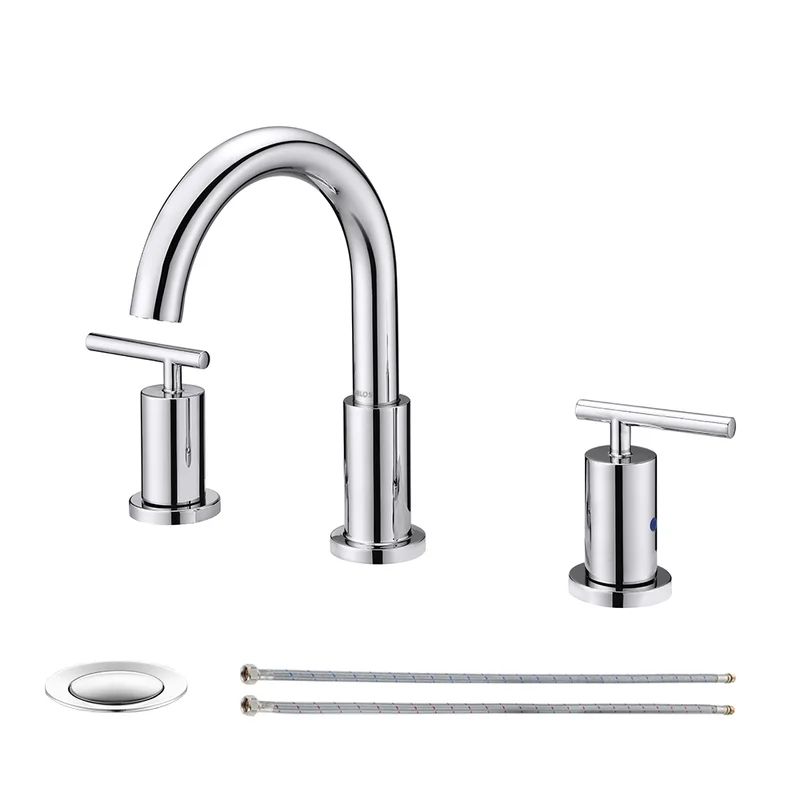 1433101 Widespread Bathroom Faucet with Drain Assembly | Wayfair Professional