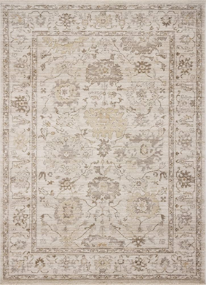 Loloi Magnolia Home by Joanna Gaines Pace Collection PAC-01 Natural/Stone 5'-3" x 7'-6" Area Rug | Amazon (US)