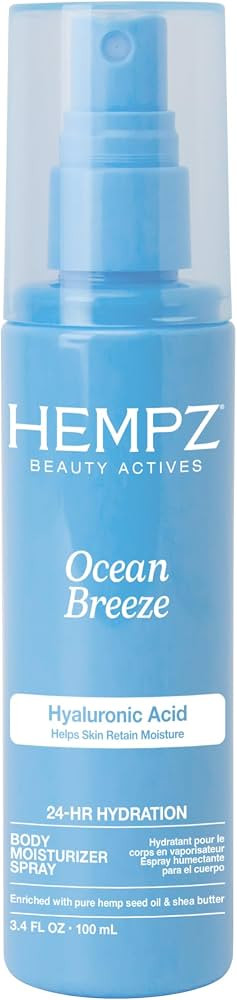 Hempz Ocean Breeze Body Moisturizer Spray, 3.4 fl.oz. | Amazon (US)
