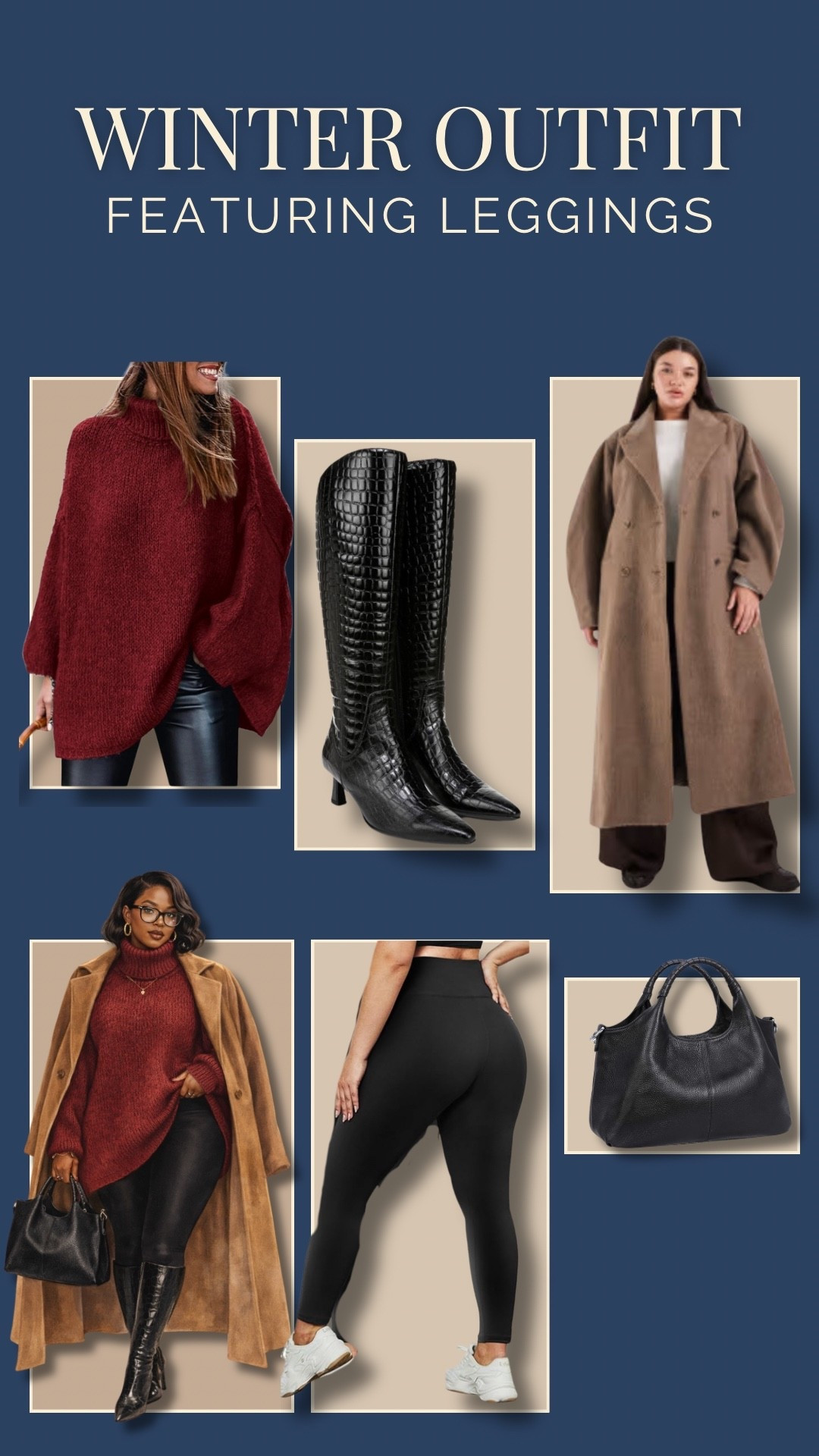 winter outfit idea featuring leggings

#LTKMidsize #LTKPlusSize #LTKootd