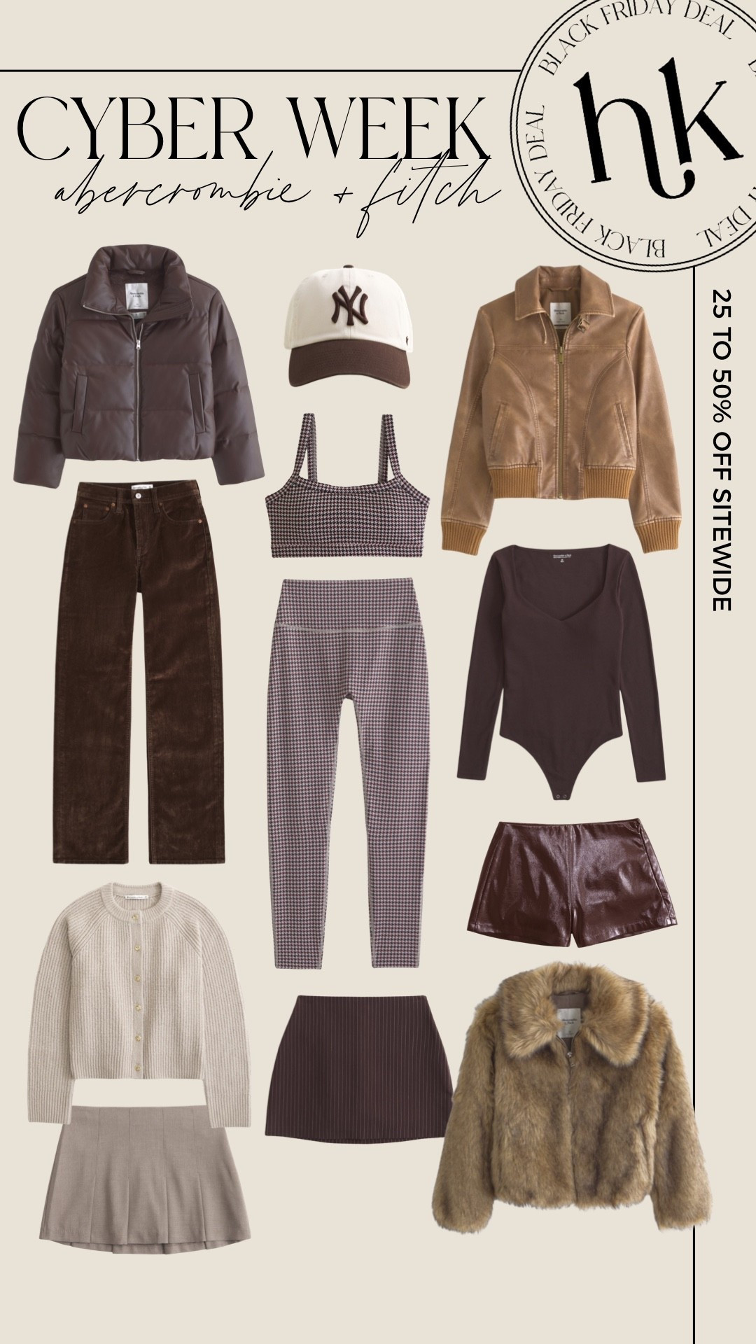 Abercrombie Black Friday sale! Use code CYBERAF for additional 15% off on top of sale! 

#LTKCyberWeek #LTKHoliday