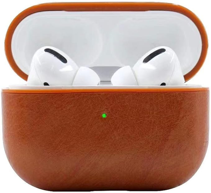 Hopesz, AirPods Pro Case Cover, Leather Case Cover for AirPods Pro PU Leather Portable Protective... | Amazon (US)