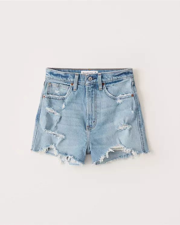 Ultra High Rise Mom Shorts | Abercrombie & Fitch (US)