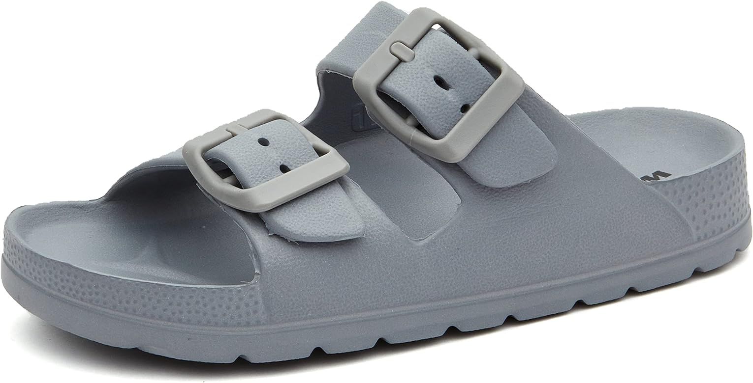 Weestep Boys Girls Toddler Little Kid Lightweight EVA Double Adjustable Strap Sandal | Amazon (US)