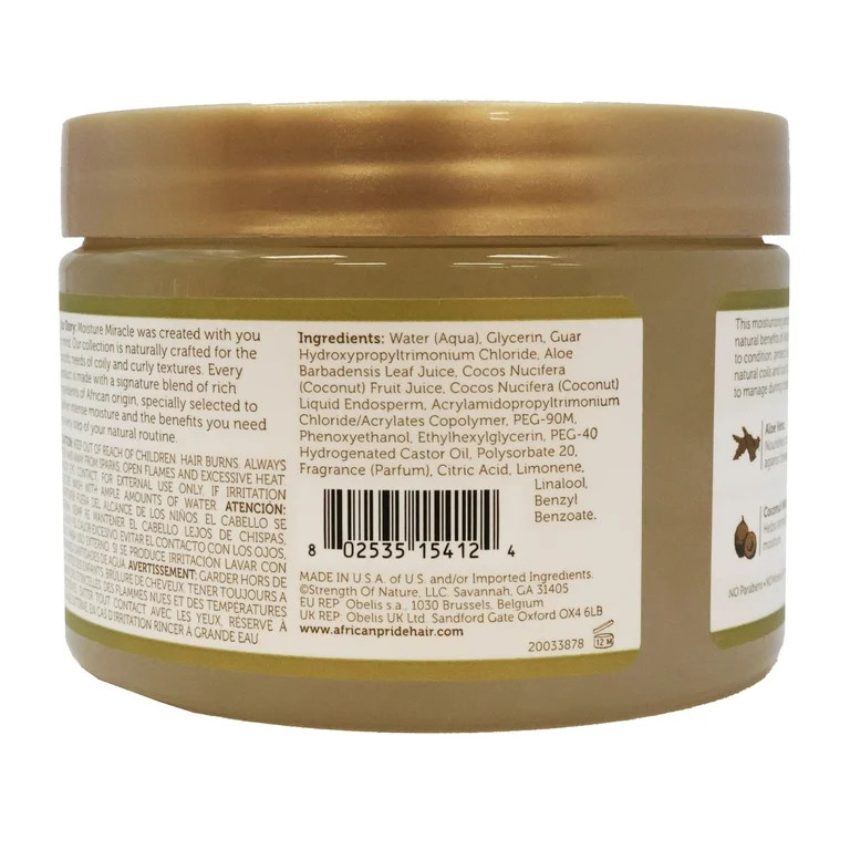 African Pride Moisture Miracle Pre Shampoo Aloe Coconut and Water 12 Oz. | Walmart (US)